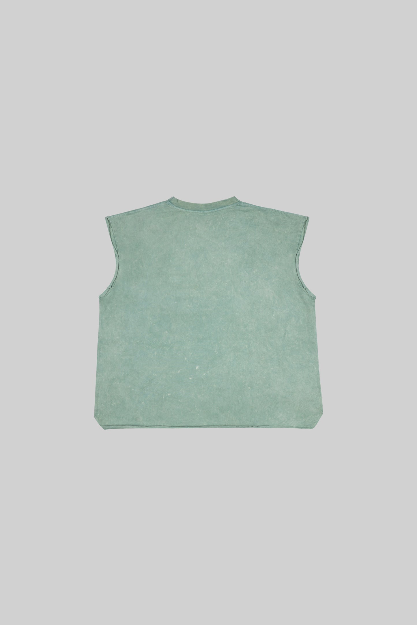 Stonewashed BROSS BEFORE HOS BOUTIQUE muscle top, casual sleeveless shirt with a relaxed fit and soft fabric.