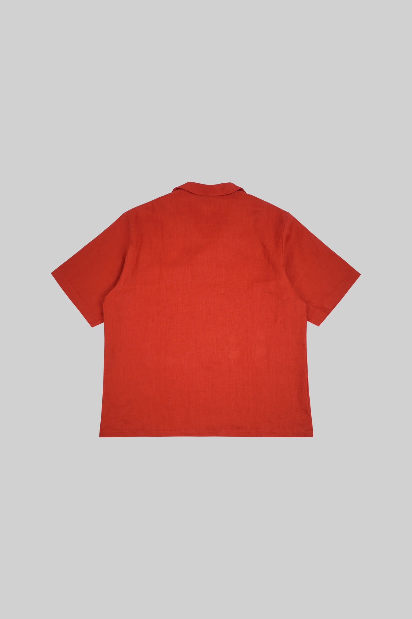 Red RAMIE short-sleeve shirt from Bross Before H Os Boutique, featuring a lightweight, breathable fabric and casual fit.