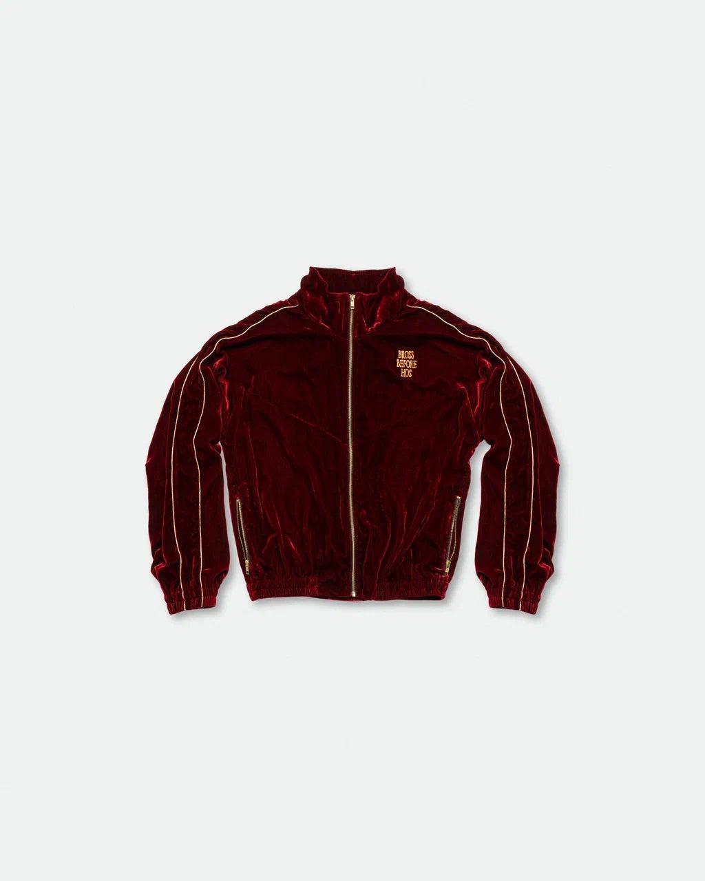 SILK VELVET TRACK JACKET