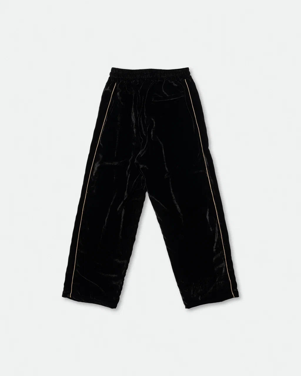 SILK VELVET TRACK PANTS