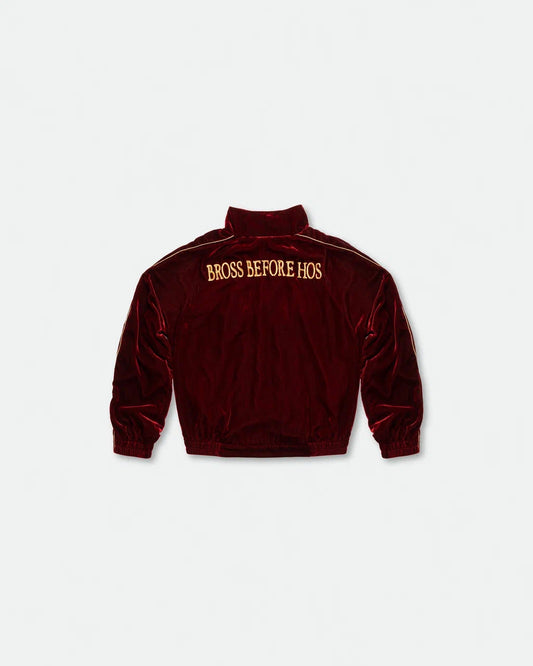 SILK VELVET TRACK JACKET