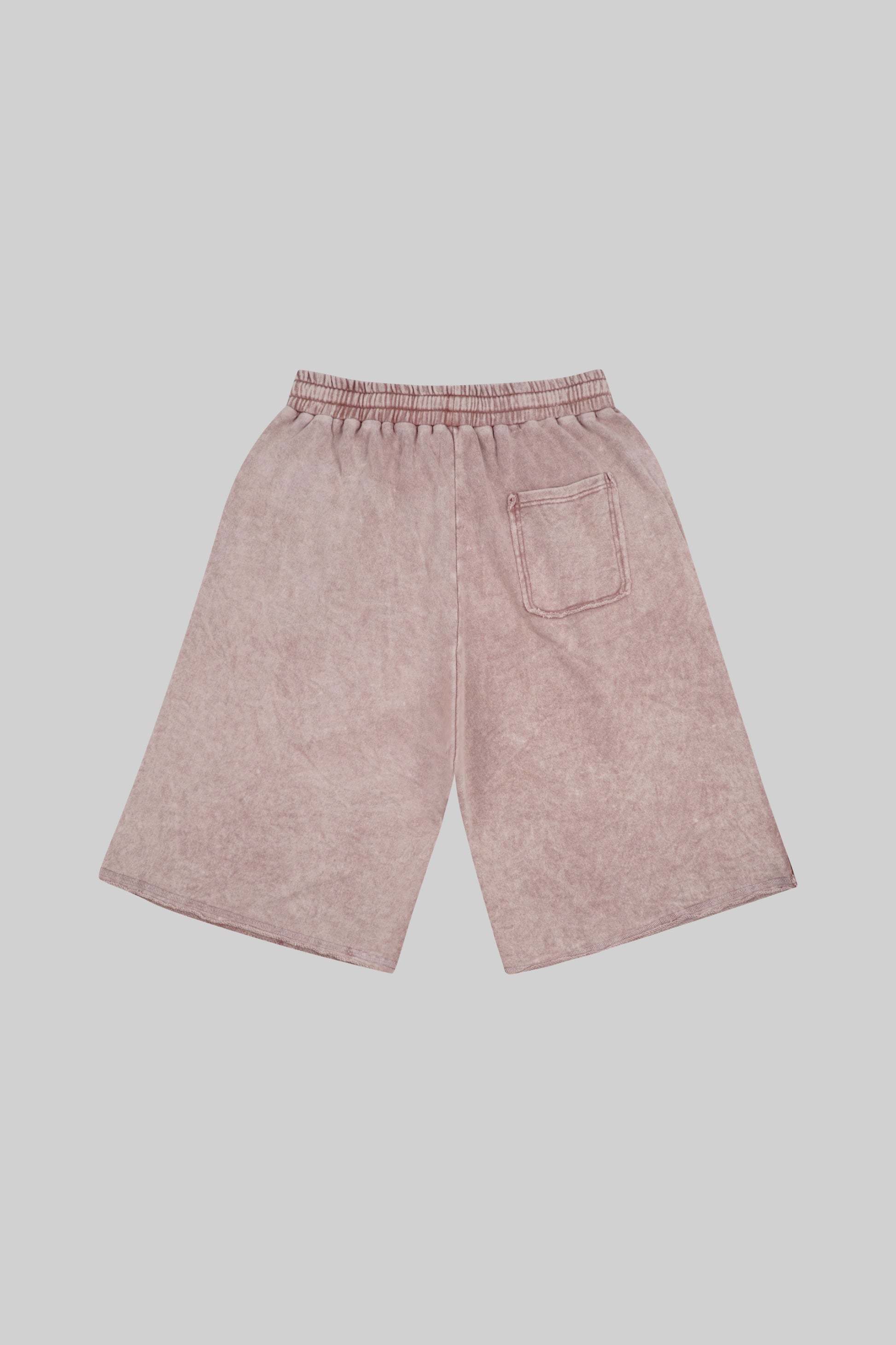 Pink French Terry long shorts from Bross Before Hos Boutique, featuring a comfortable, casual fit and soft fabric.