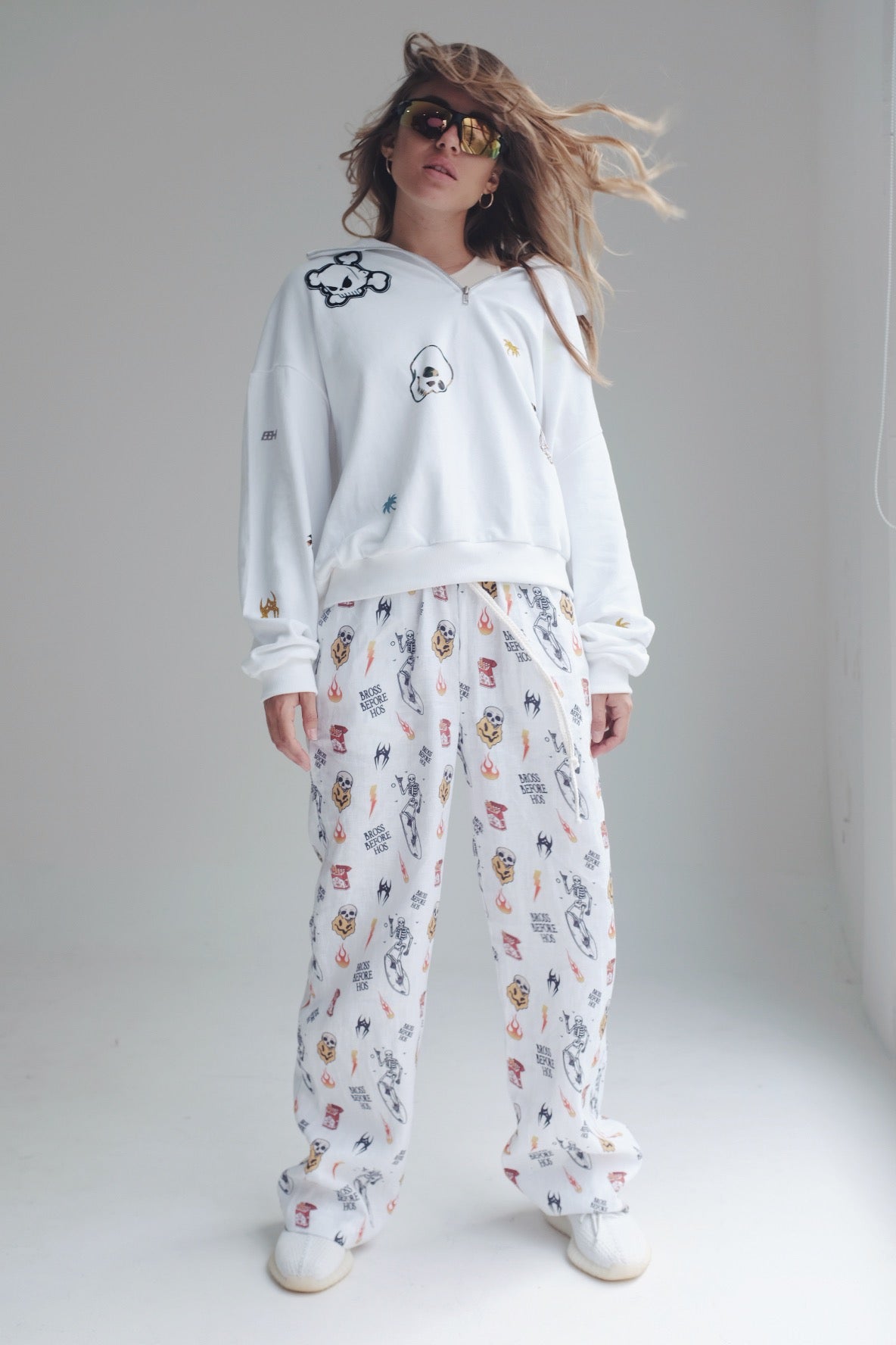 LINEN PANTS BBH PRINT