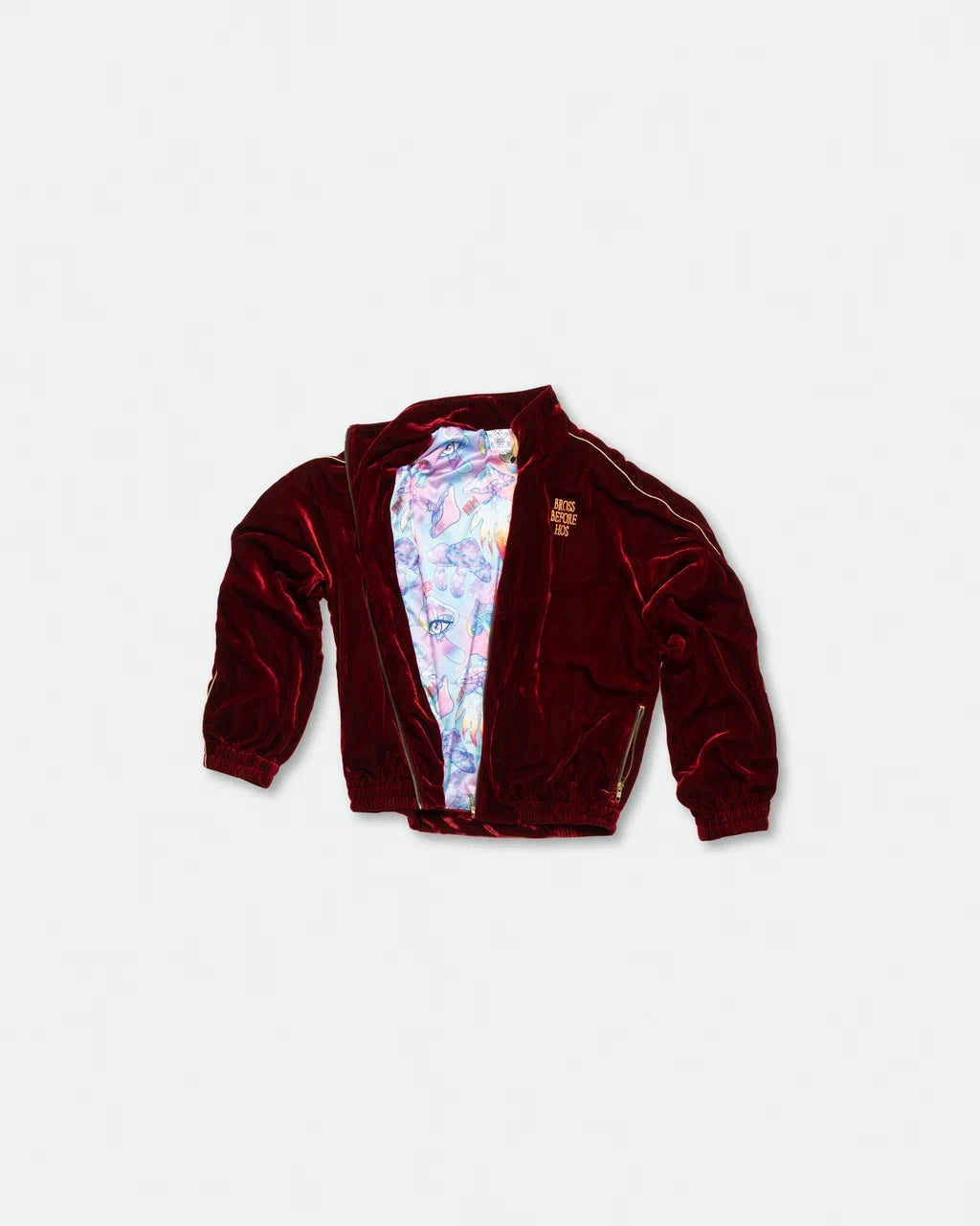 SILK VELVET TRACK JACKET