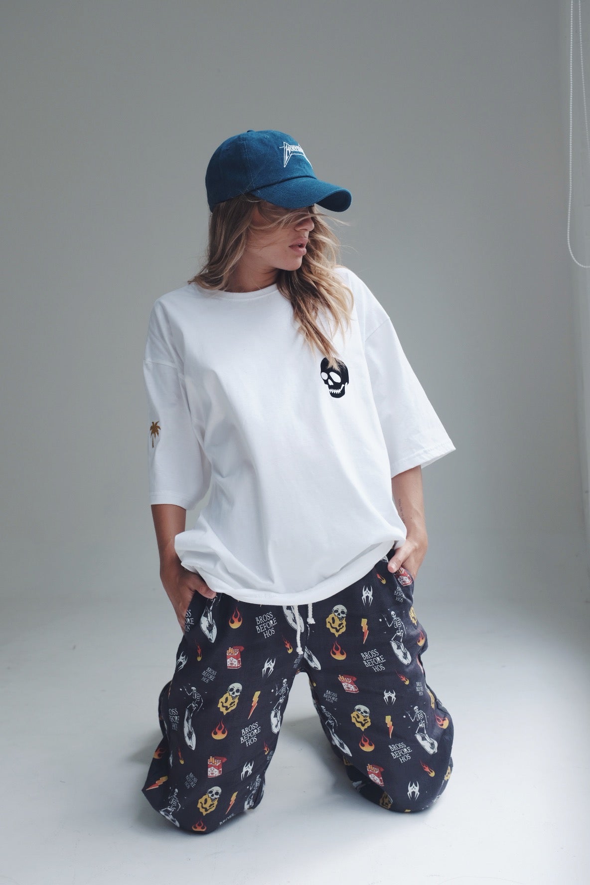 LINEN PANTS BBH PRINT