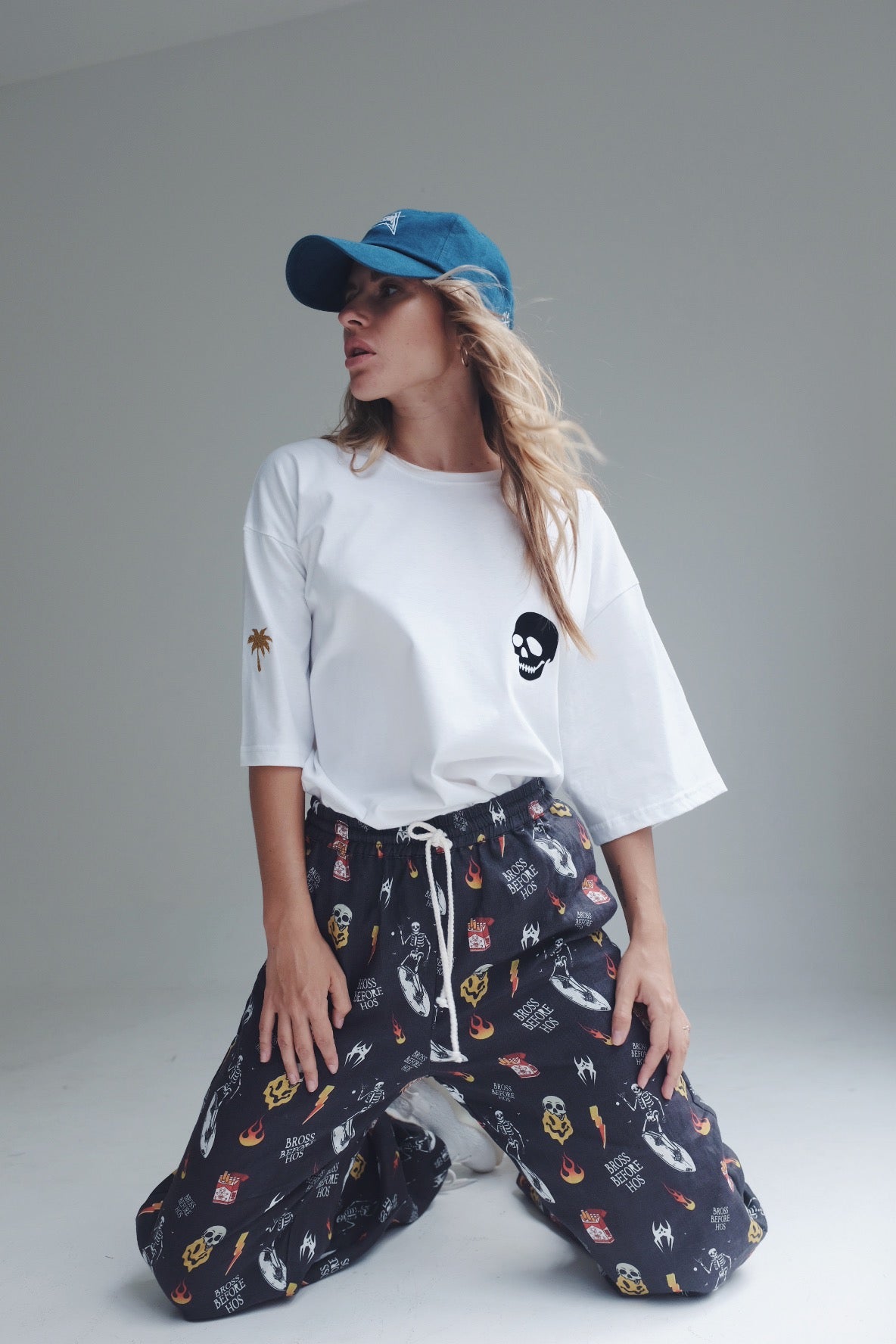 LINEN PANTS BBH PRINT