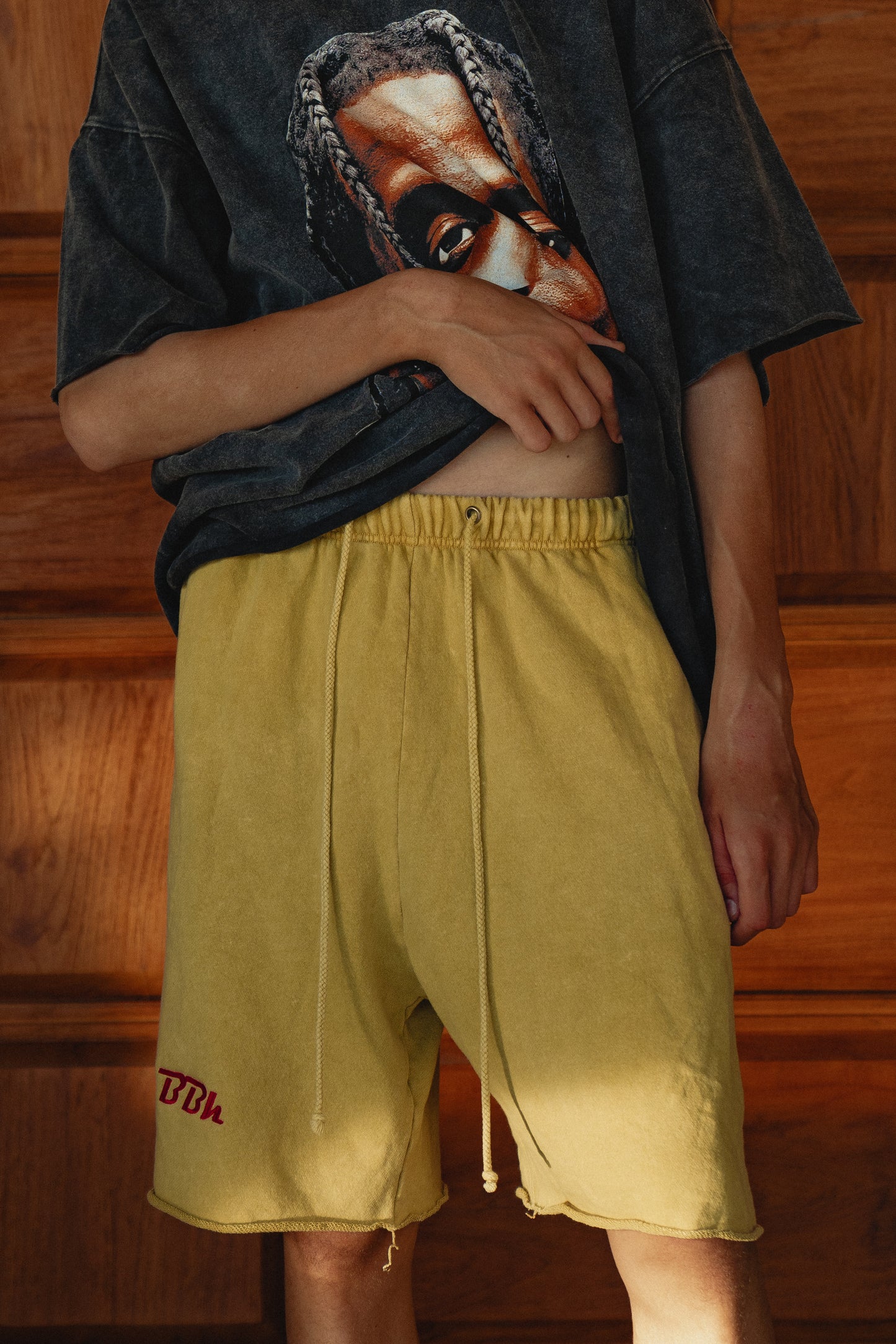 SHORT FRENCH TERRY STONEWASHED