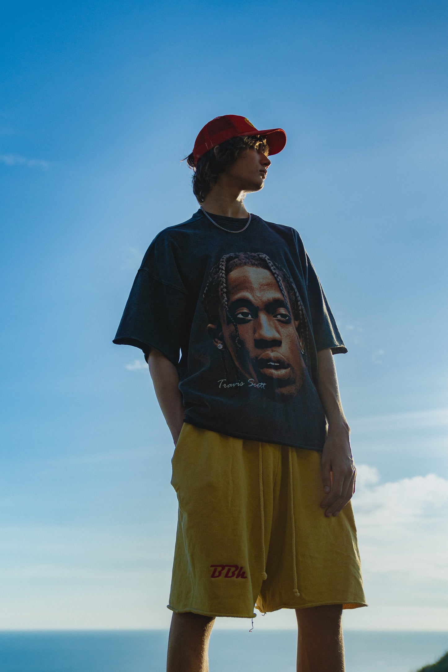 T-SHIRT WITH PRINT TRAVIS SCOTT