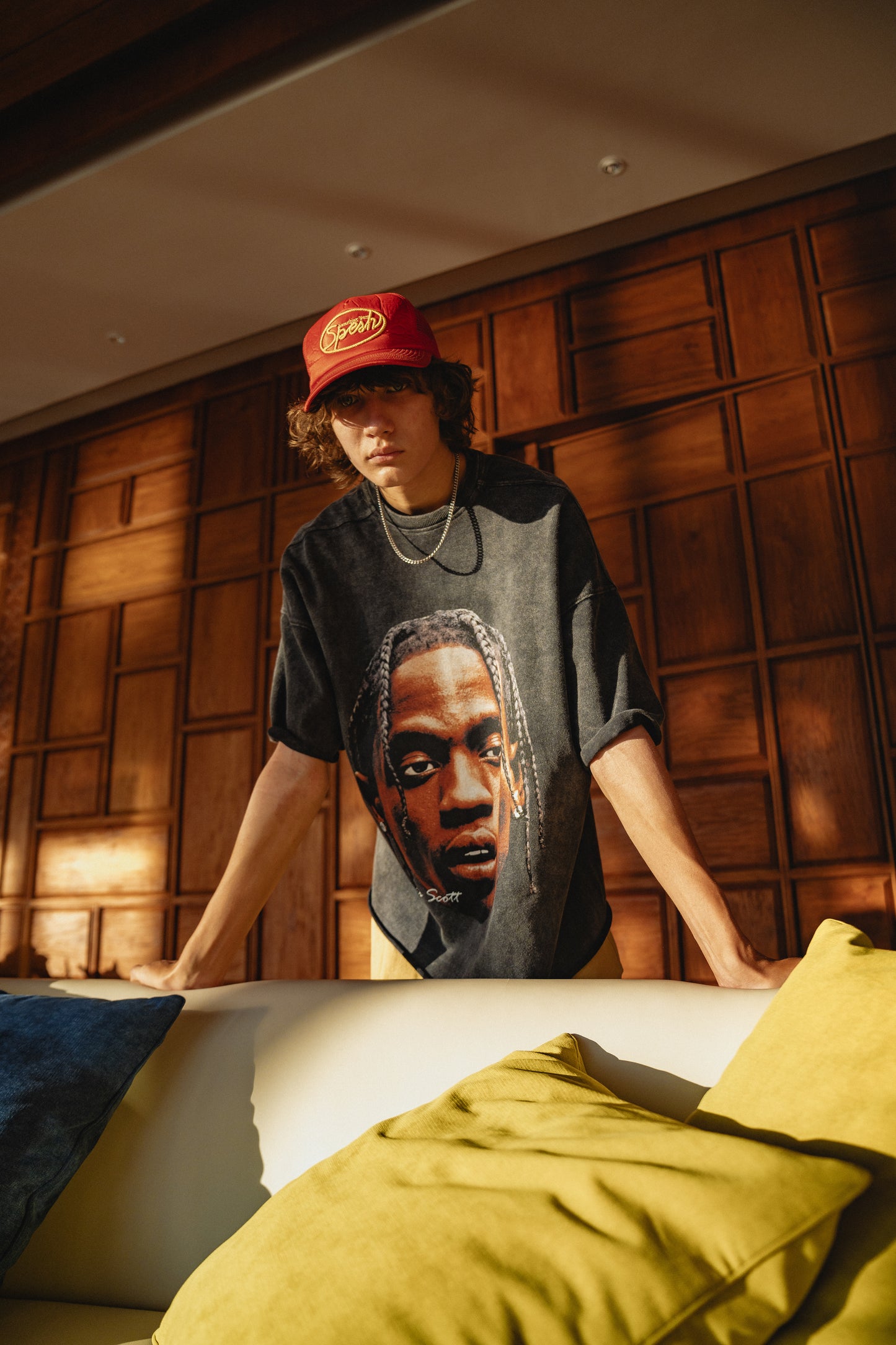 T-SHIRT WITH PRINT TRAVIS SCOTT