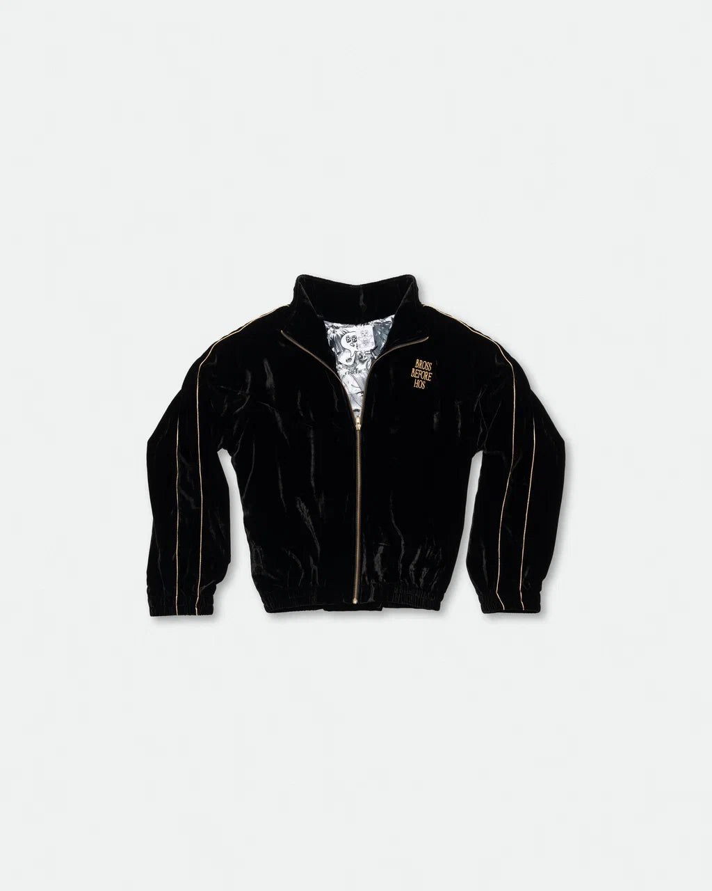 SILK VELVET TRACK JACKET