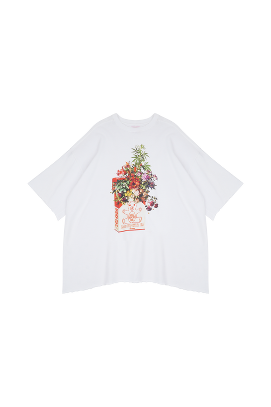 T-SHIRT WITH PRINT WEED