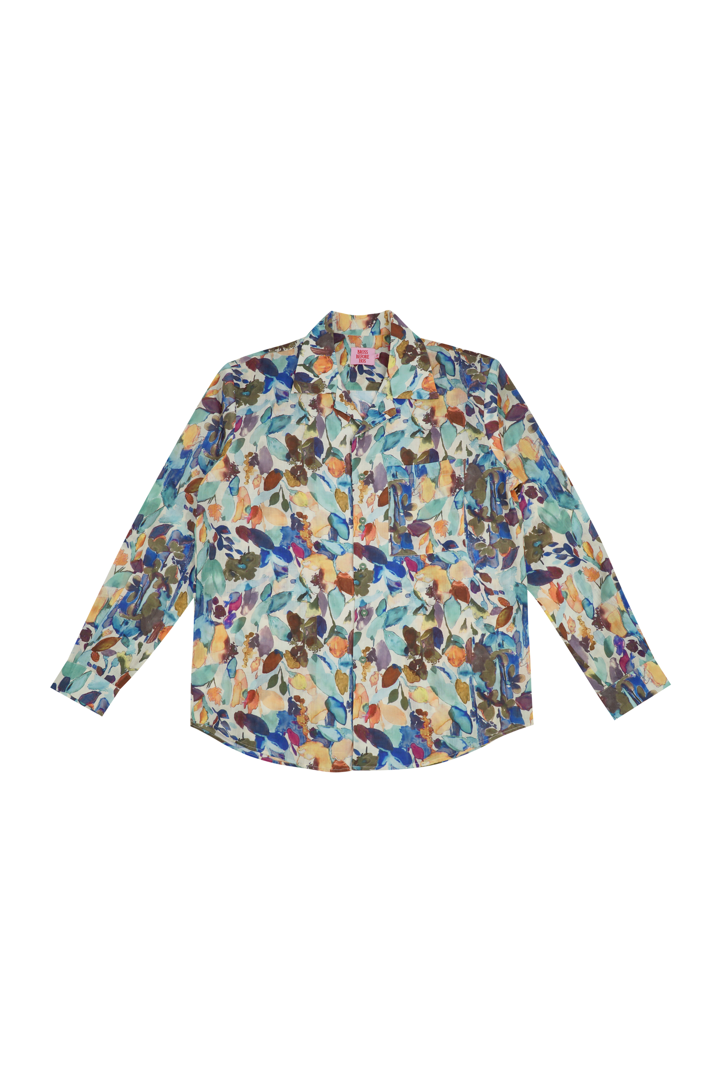 THE RAMIE BLOSSOM SHIRT SHORTSLEEVE