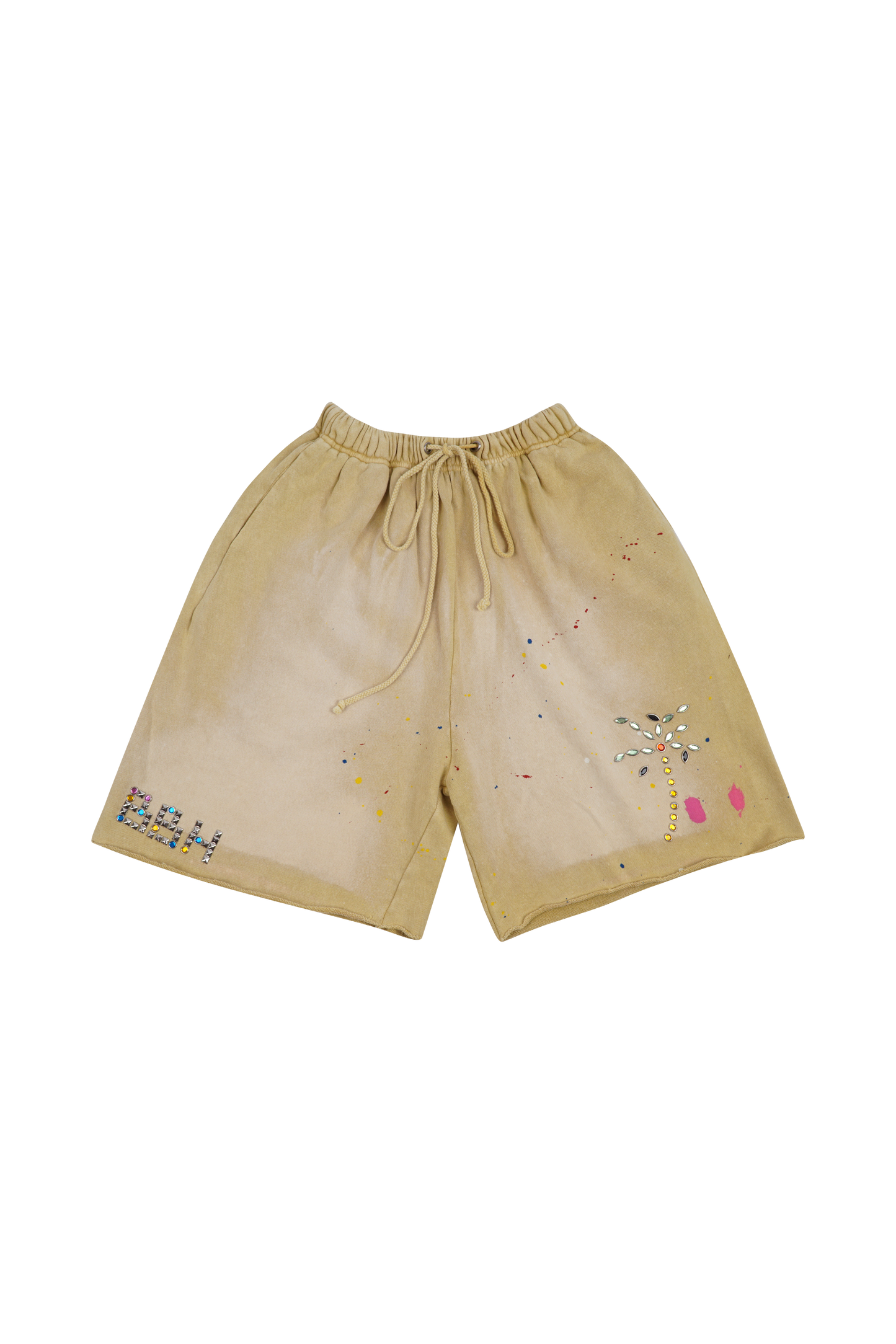 SHORT STONEWASHED WITH DIAMONDS