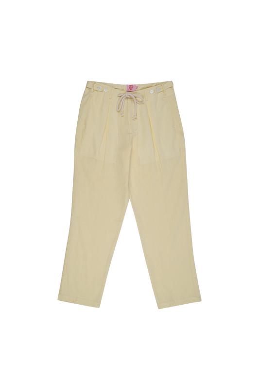 SUN-PRESSED LINEN PANTS