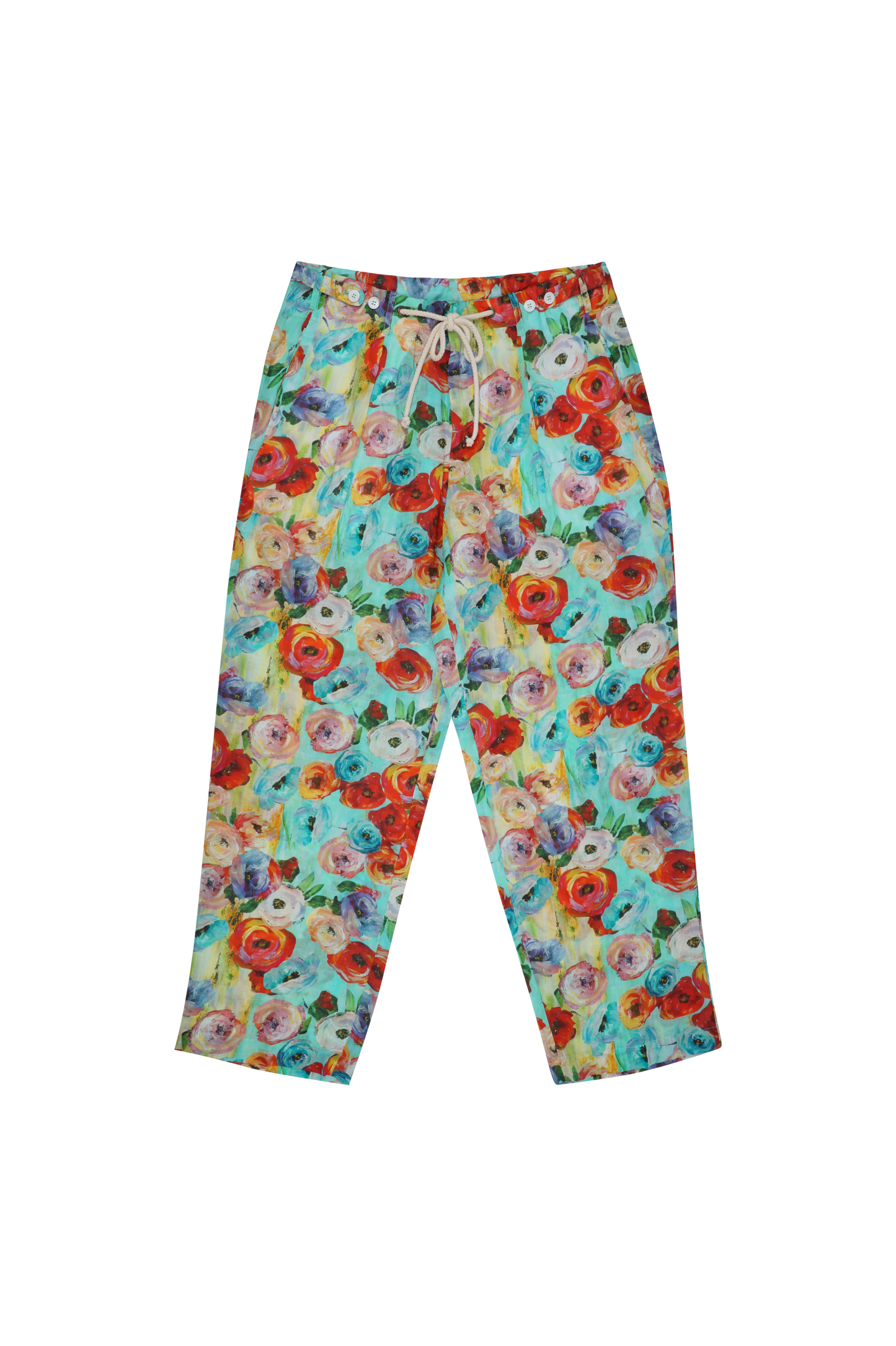 SUN-PRESSED LINEN PANTS