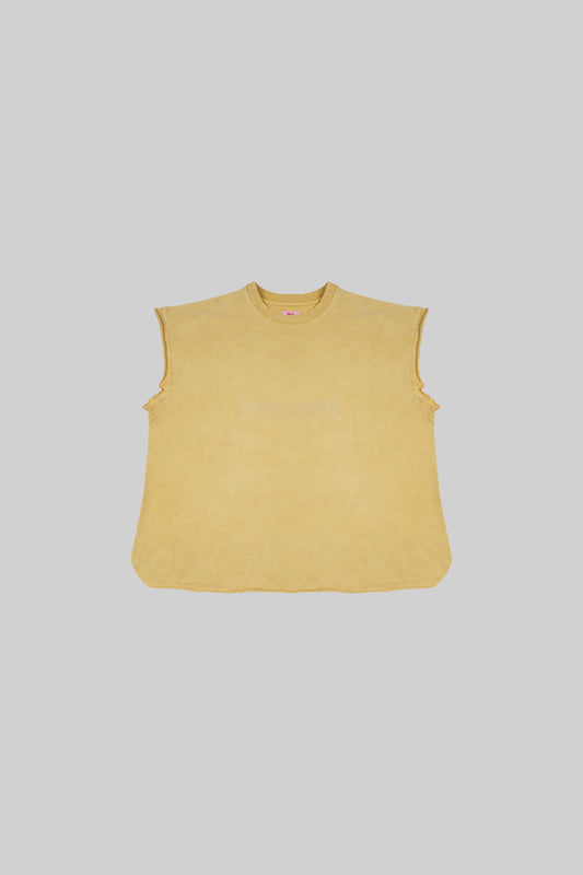 Stonewashed BROSS BEFORE HOS BOUTIQUE muscle top, casual sleeveless shirt with a relaxed fit and stylish design.