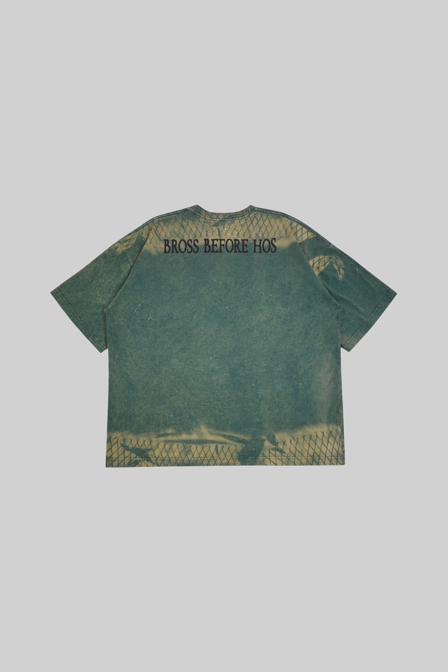 Black T-shirt with diamond graphic design from Bross Before Hos Boutique, featuring a stylish and casual look.
