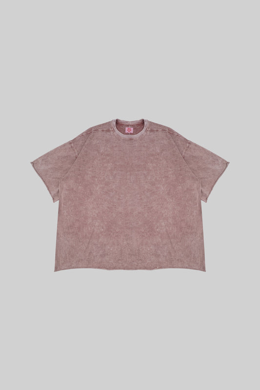 Stonewashed T-shirt from Bross Before Hos Boutique, casual fit with soft fabric and distressed denim-inspired look.