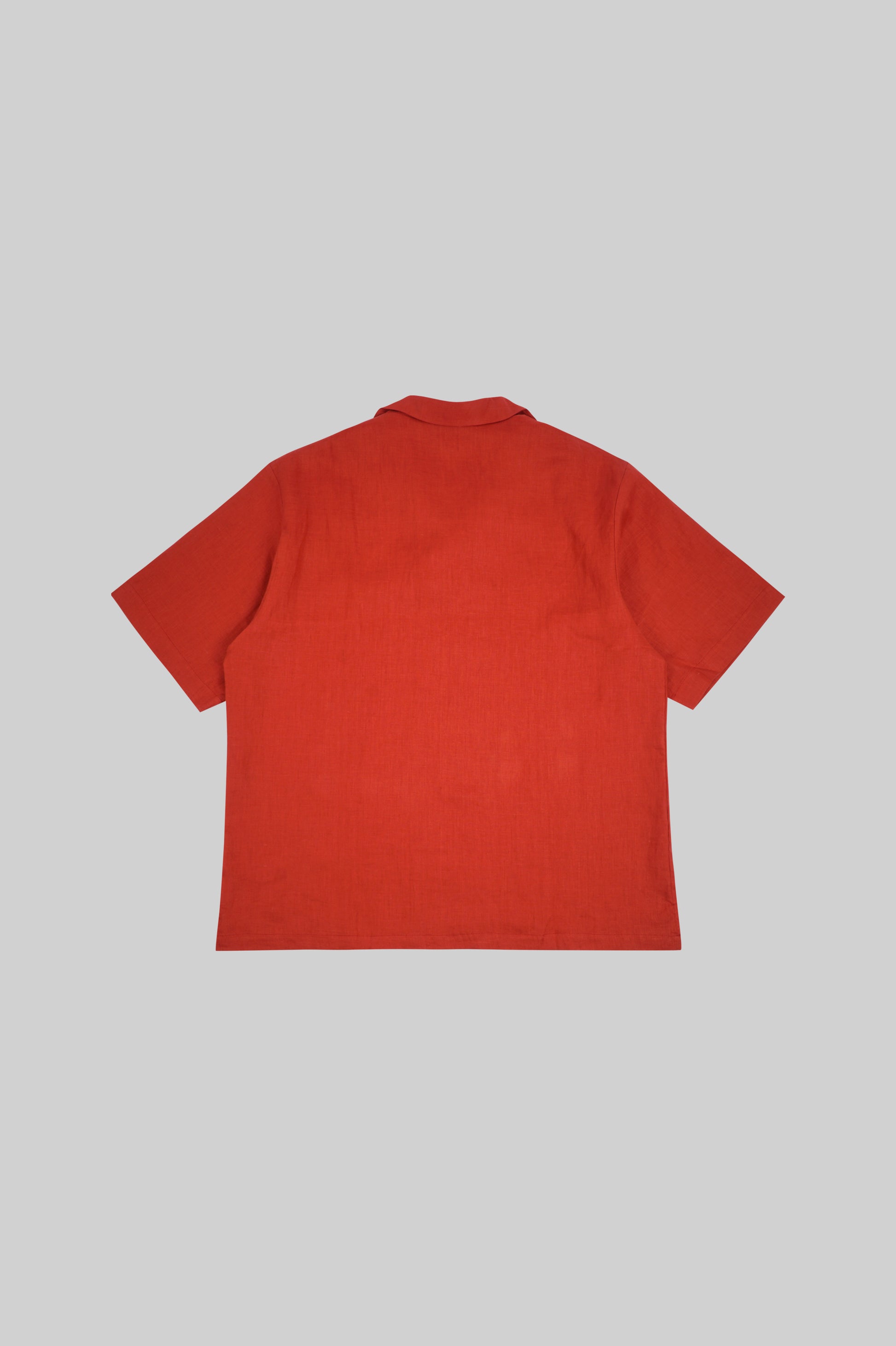 Red RAMIE short-sleeve shirt from Bross Before H Os Boutique, featuring a lightweight, breathable fabric and casual fit.