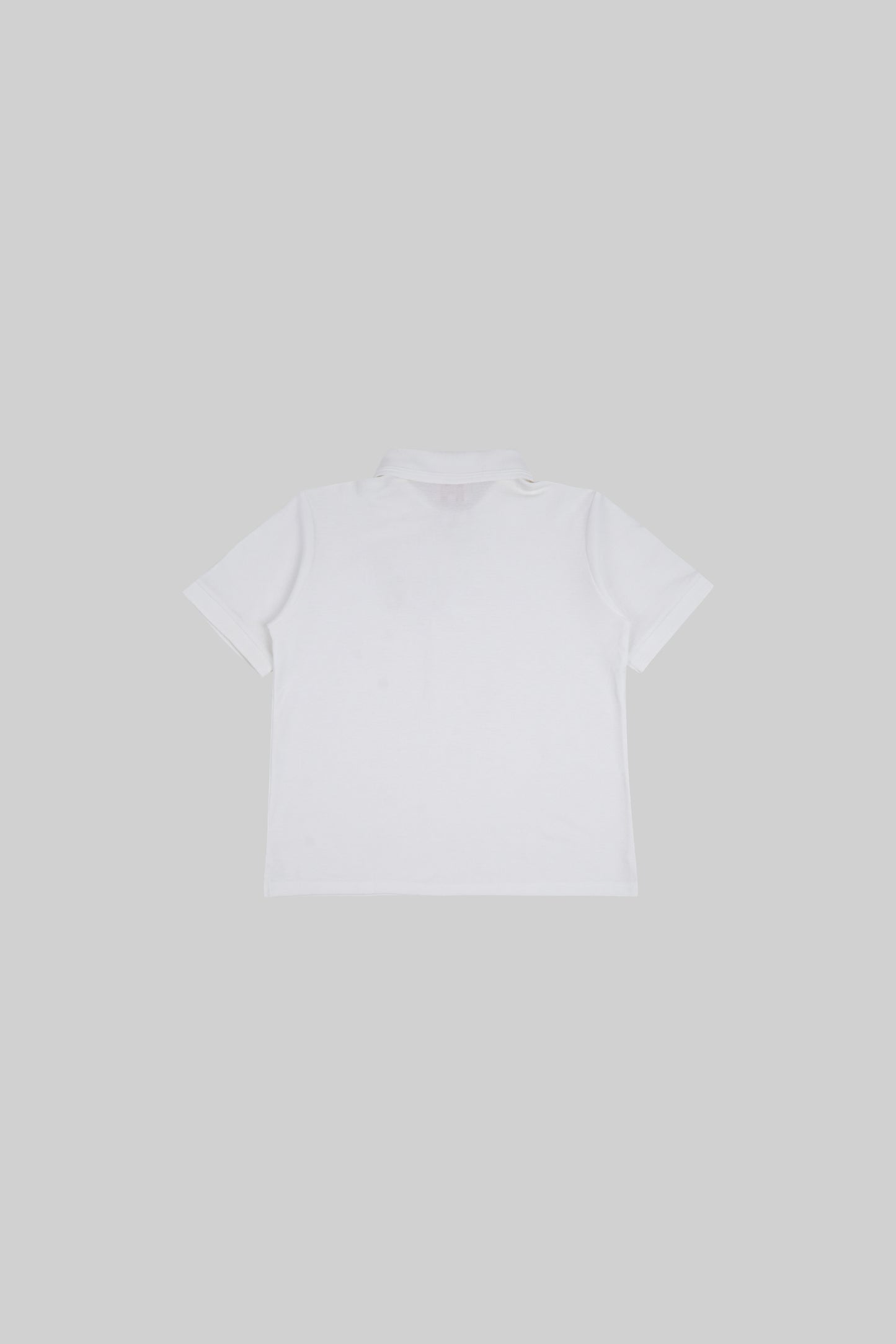 Women's BROSS BEFORE HOS BOUTIQUE polo T-shirt, classic fit, soft fabric, shown in a neutral color.