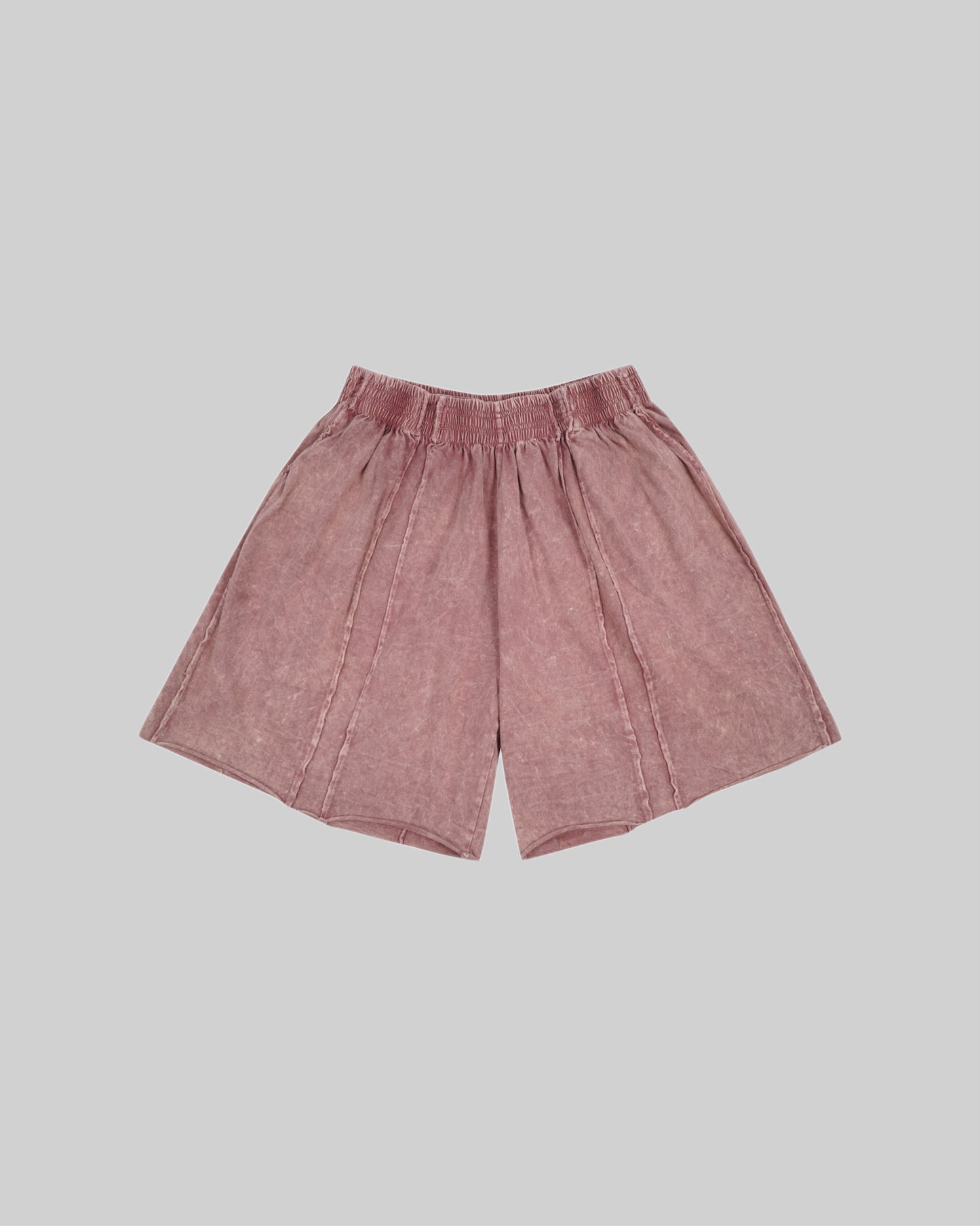 SHORTS PANEL STONEWASHED PINK - BROSS BEFORE HOS