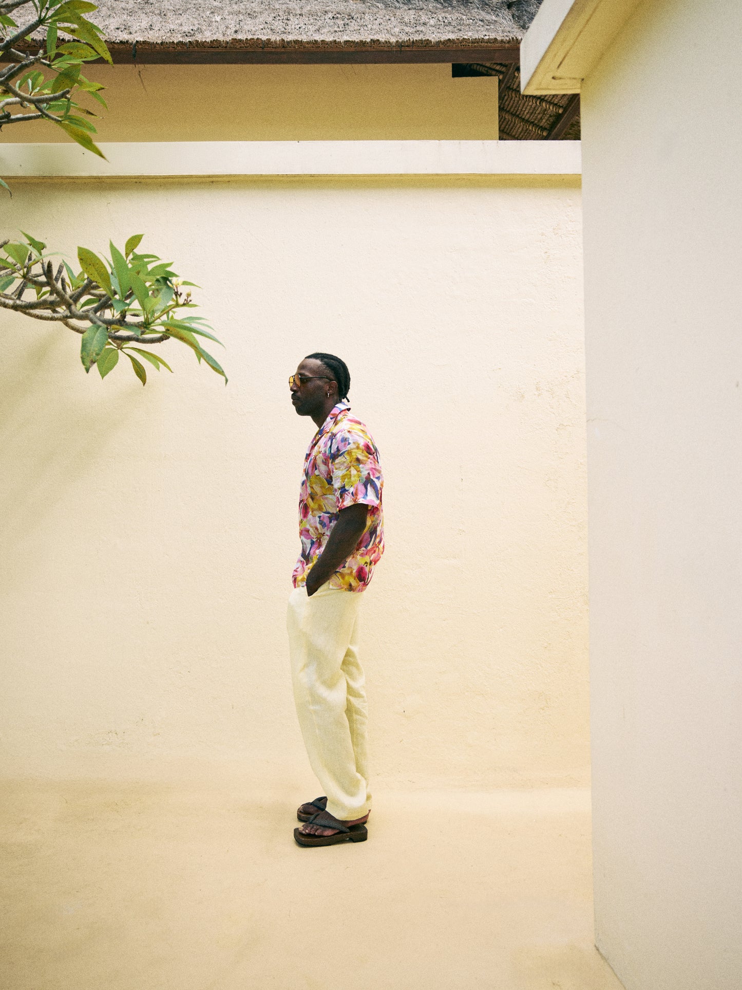 THE RAMIE BLOSSOM SHIRT SHORTSLEEVE