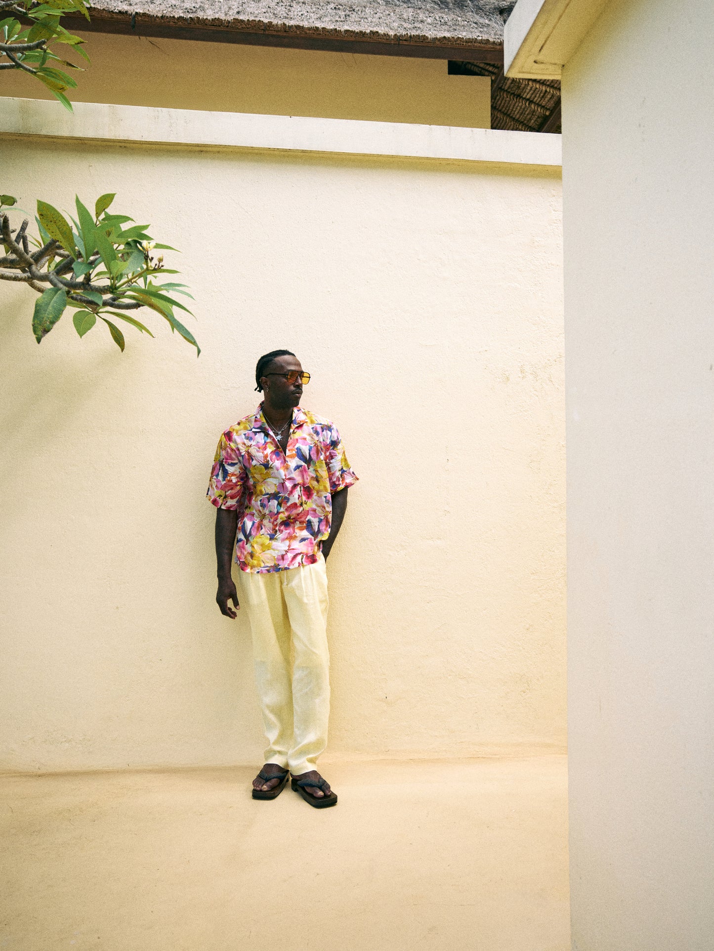 THE RAMIE BLOSSOM SHIRT SHORTSLEEVE