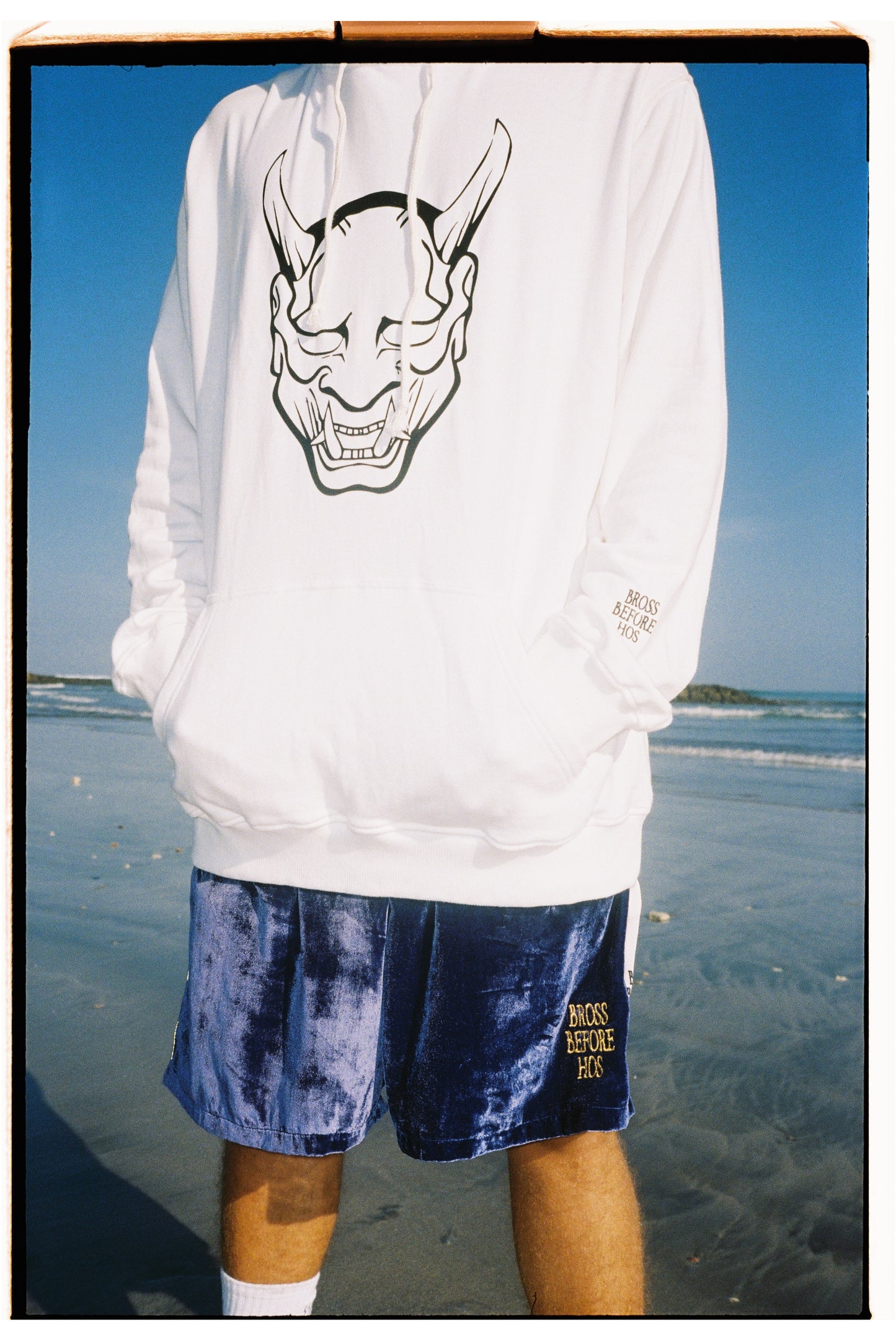 SILK VELVET TRACK SHORT