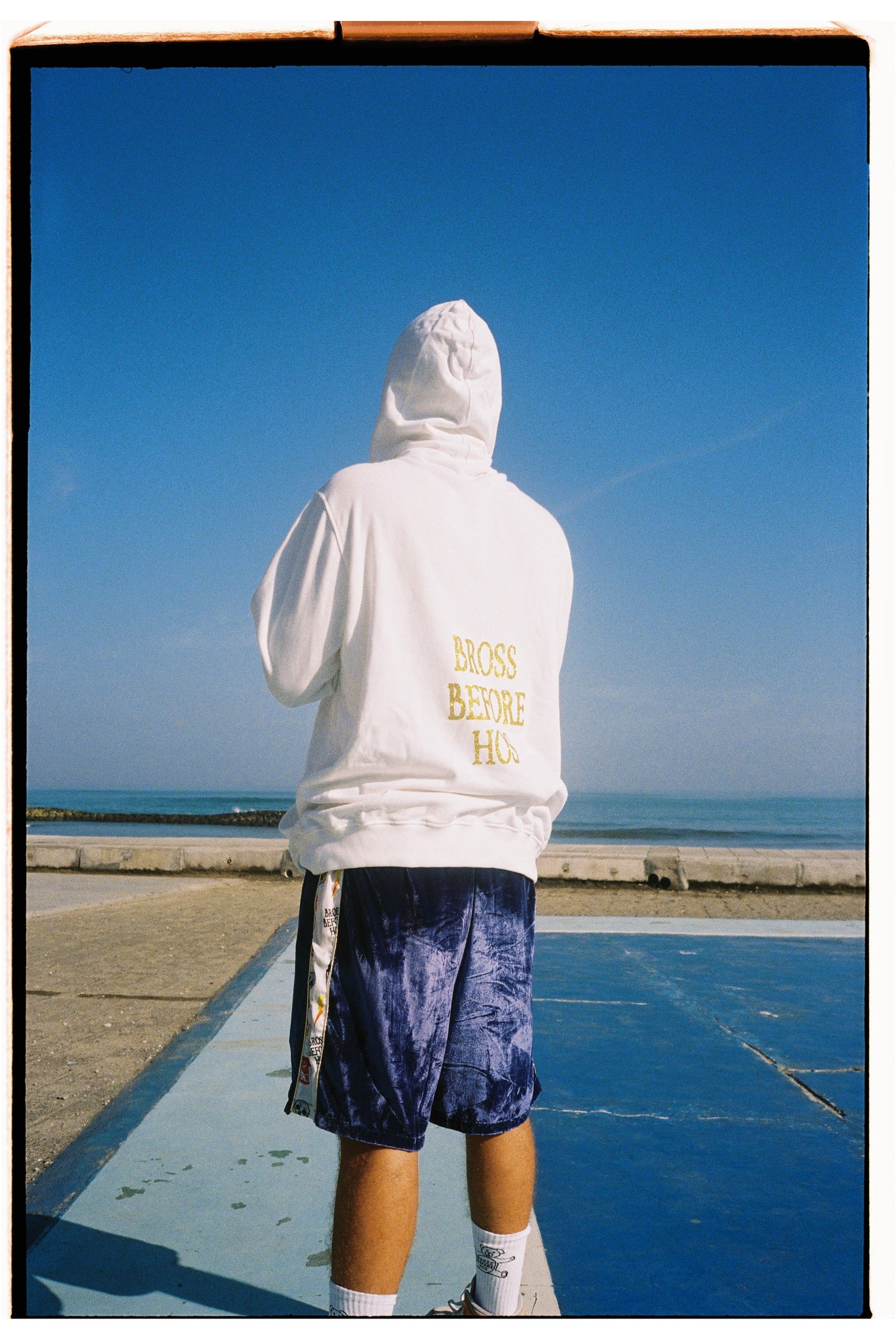 SILK VELVET TRACK SHORT