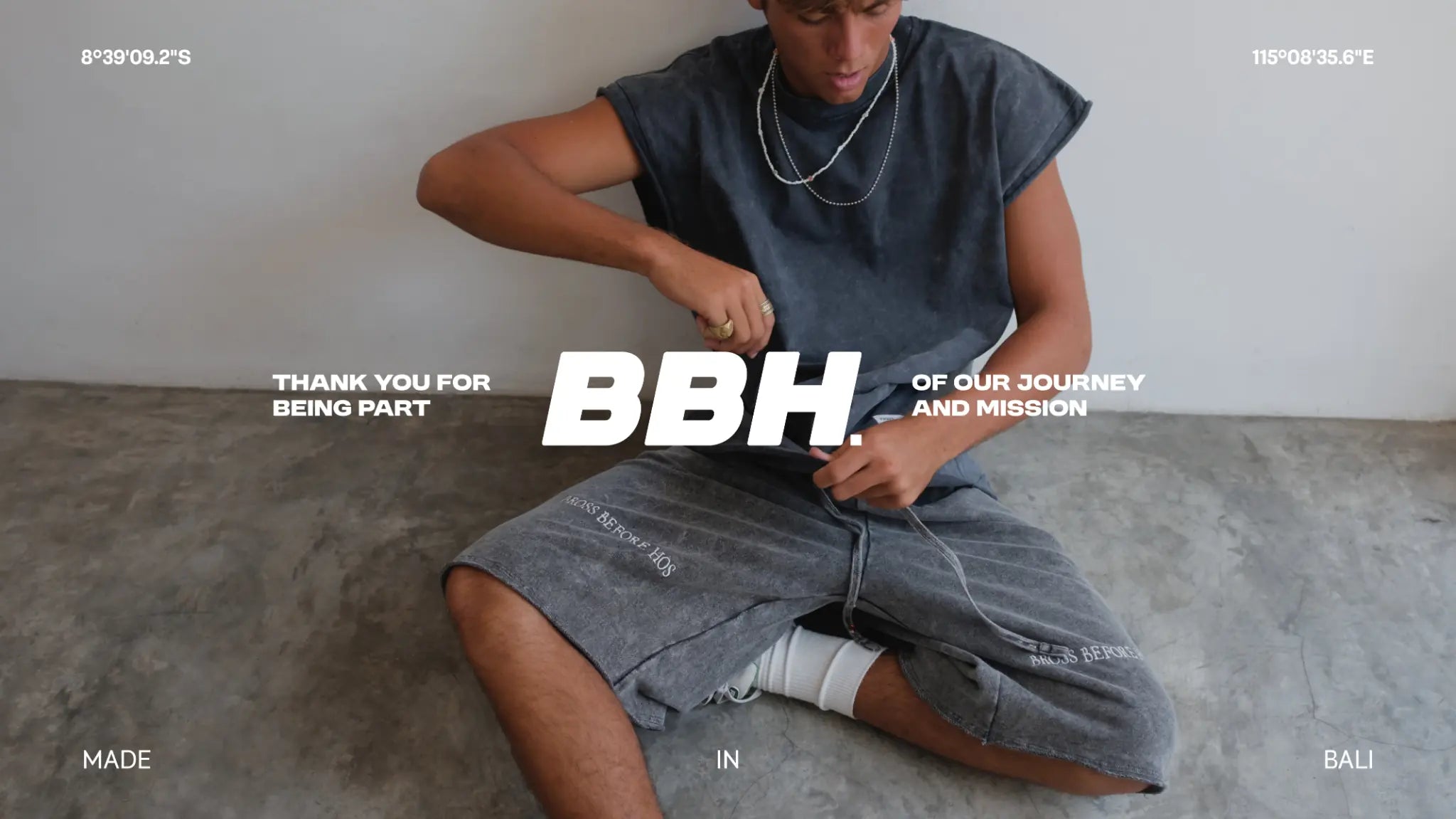 BBH Stonewash full look, made in Bali